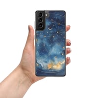 Image 16 of Celestial Constellation Night Sky Stars and Clouds Painting Clear Case for Samsung®