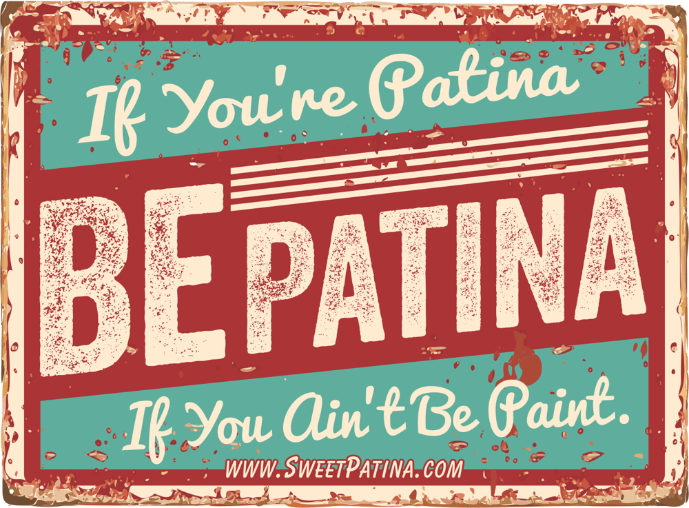 Image of Be Patina Sticker 