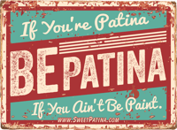 Be Patina Sticker 