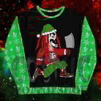 Image 1 of Xmas Shaggy all over print Sweatshirt 
