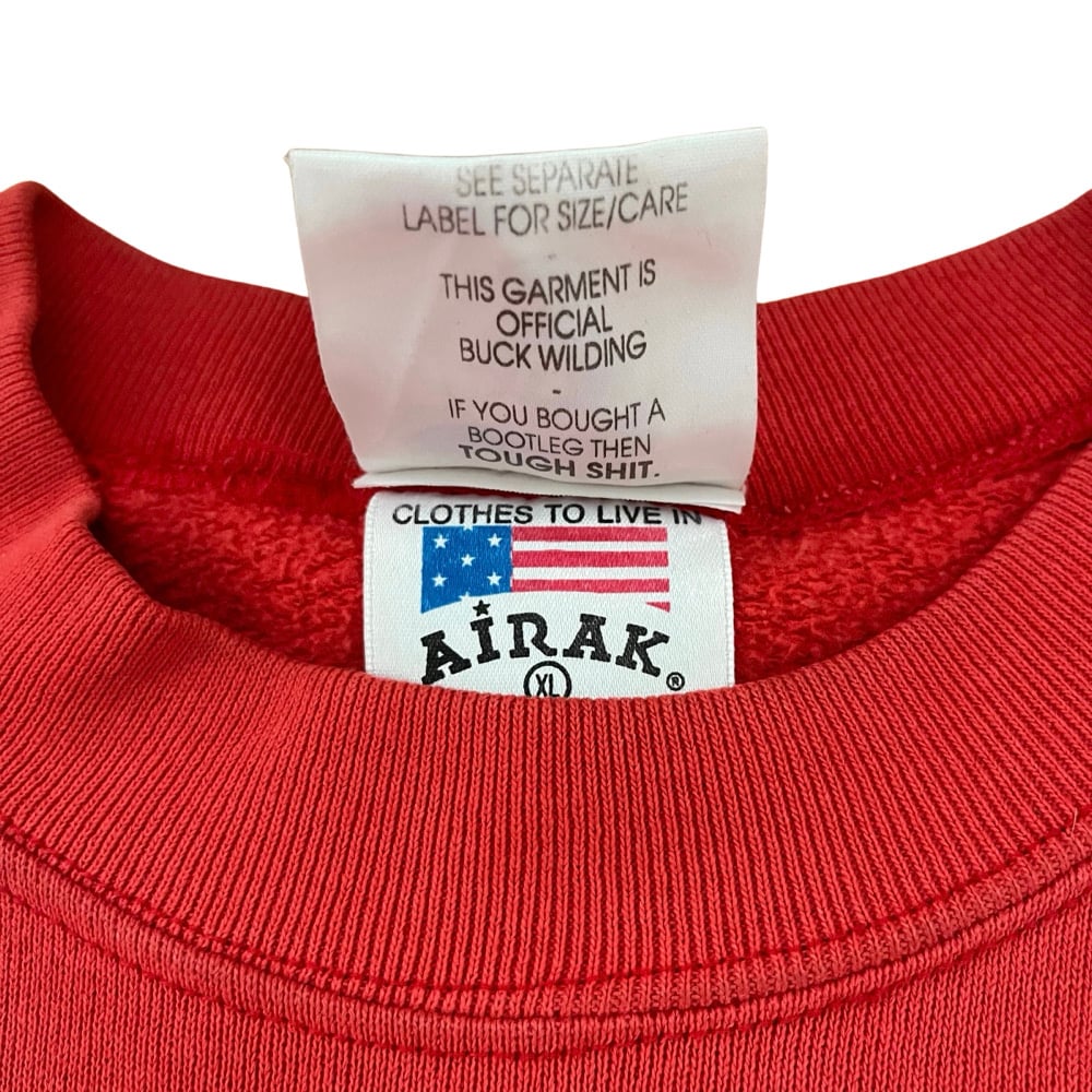 Image of Original 90’s Nervous Records embroidered logo sweatshirt: Size XL