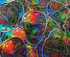 Disco John Color Variant Holographic Sticker 
