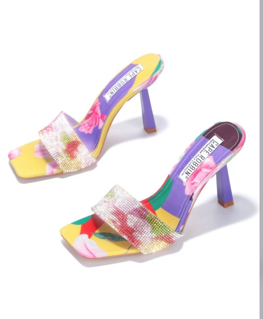 Image of Eve Floral Mules