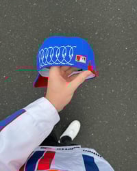 Image 5 of  RED BRIM MINNESOTA TWINS CUSTOM FITTED CAP