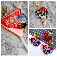 Image 1 of A3! charms - Ikaruga Misumi, Fallen Blood Huey & Blood, One Day Princess