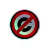 Stop Copyright Holographic sticker