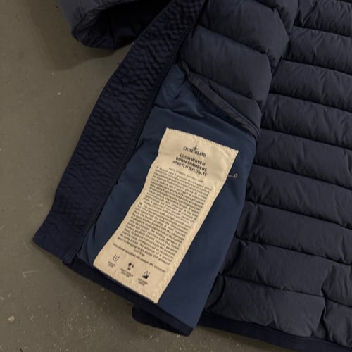 Image of SS 2019 Stone Island Loom Woven Nylon-TC Down Puffer, Size Small