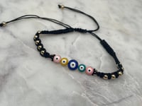 Image 1 of COLORFUL EYE BRACELETS black 