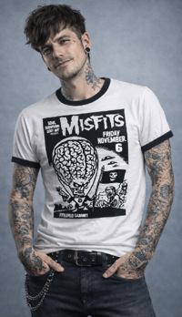 Image 1 of Camiseta Ringer Misfits