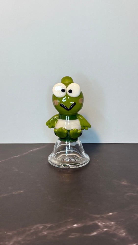 Image of Keroppi Fan-rio Puffco Peak Dry Top