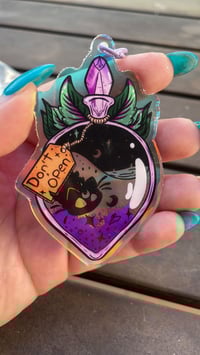 Image 2 of Kitty ghost Keychain ✨PREORDER✨