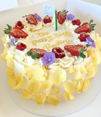 Image 4 of  TALL 9” ROUND CAKE (50 GENEROUS SERVES) Please read description carefully!