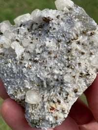Image 3 of Calcite With Chalcopyrite Flakes Specimen #1911