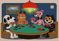 Bootleg Dogs Playing Poker