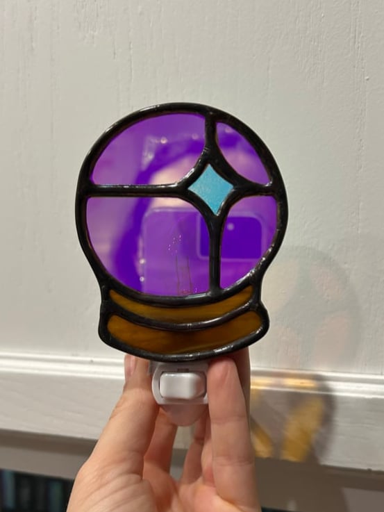 Image of Dichroic Crystal Ball Nightlight
