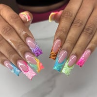 Image 24 of 24Pcs Long Coffin French Ballet Press on Nails