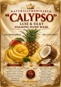 Image 1 of “CALYPSO” LUXE & SILKY FOAMING HAND WASH FO: Pineapple Coconut