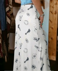 Image 4 of Falda vaquera Blanca XL