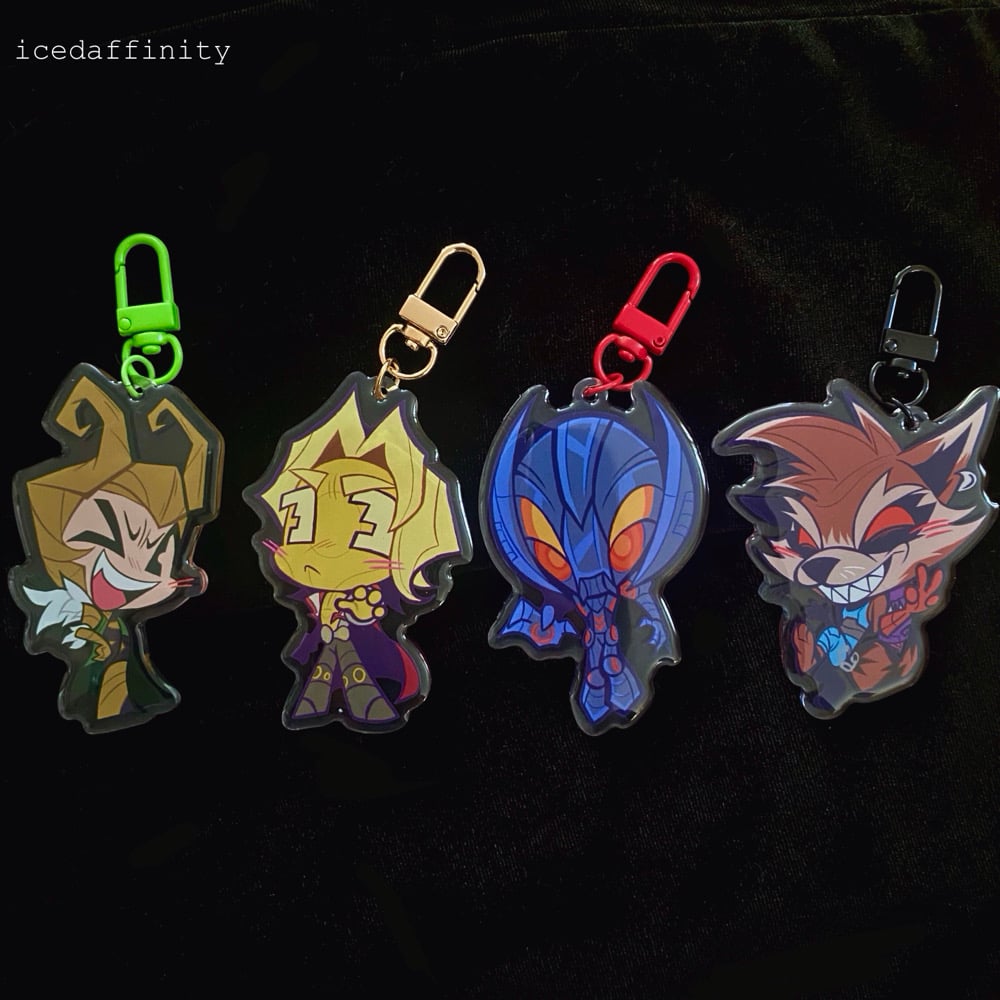 Image of Marvel Support Keychains