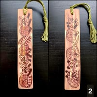 Image 2 of Raccoon/Opossum Cedar Bookmark