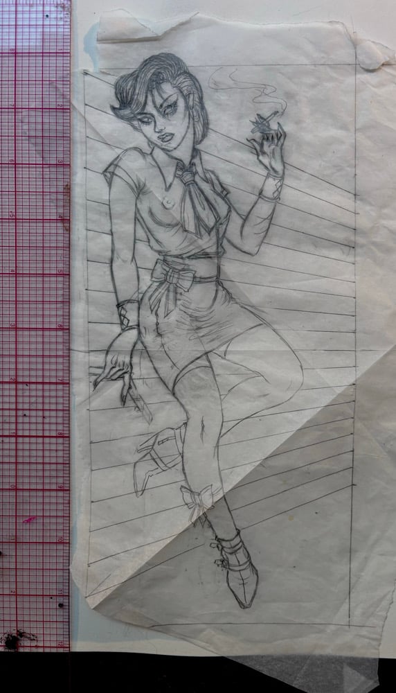 Image of MADRUGADA preliminary sketch