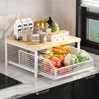 Image 2 of Kitchen Countertop Organizer Multi-Use Shelf for Microwave Spices Coffee Machine & Printer Kitchen a