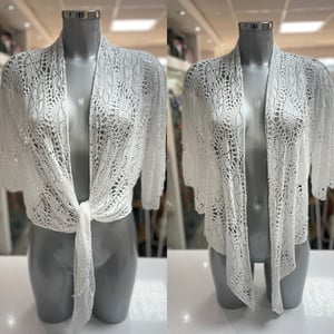 Image of Crochet Floral Pattern Viscose Shurg