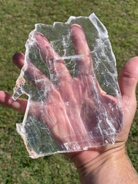 Image 2 of Transparent Selenite Slab #1970