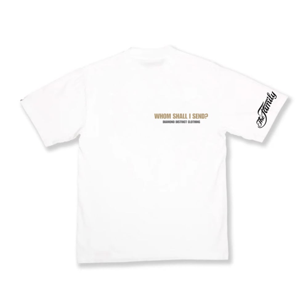 Image of Send me tee(white/khaki)