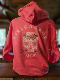 Image 1 of Pink Skull Logo hoodie