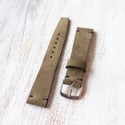 18mm Suede Strap - Hunter Green