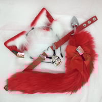 Red Halloween Kitten Set 