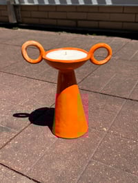 Image 1 of orange lil champ torch trophy, tall