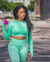 BÈL FANM® Green Athleisure Wear