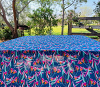 Image 3 of Tablecloth - Among The Gum Trees (Blue)