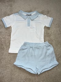 Boys Summet Short Set Blue