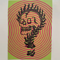 Image 6 of The Burning Question Linocut Prints