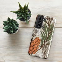 Image 17 of Art Nouveau Inspired Light and Airy Boho Floral Sketch Tough case for Samsung®