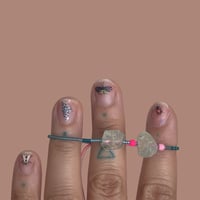 Image 1 of Two drops aqua bracelet