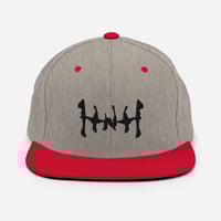 Image 1 of HNH Snapback Hat (Black Thread)
