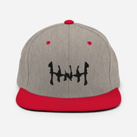 Image 1 of HNH Snapback Hat (Black Thread)