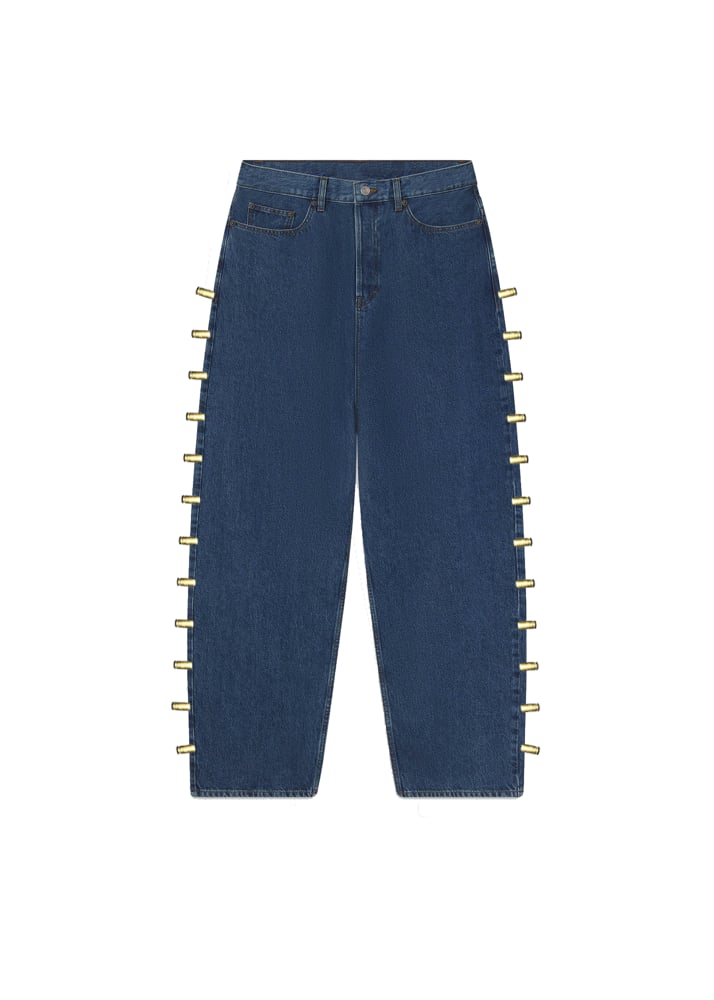 Image of SHELL DROPS(DARK BLUE)