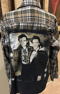 Vintage Green/Black Flannel Shirt Cash and the King