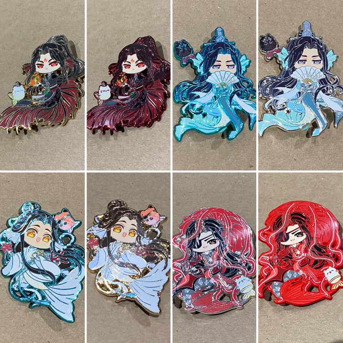 Image of Mermaid MXTX Pin Set [IN HANDS]