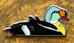 Image of King Eider - No.144 - UK Birding Pins