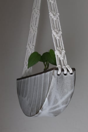 Image of Half-Moon Ceramic Plant Swing