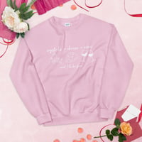 Image 1 of Crystals, Cheese and Wine Unisex Crew Neck