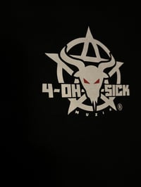 Image 2 of 4-OH-SICK MUZIK LOGO TEE