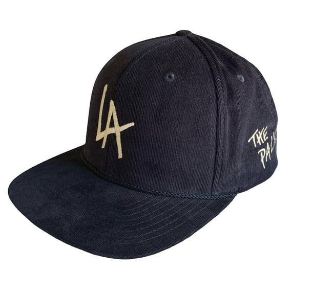 The Palms “LA” Navy Corduroy Hat
