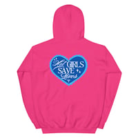 Image 18 of HOT GIRLS HAVE HEART HOODIE - BLUE